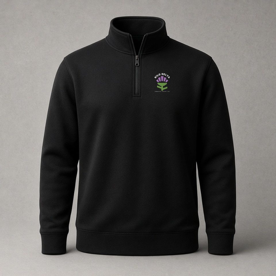 KILO DELTA · Control Microfleece Quarter-Zip · Tactical: product visualisation