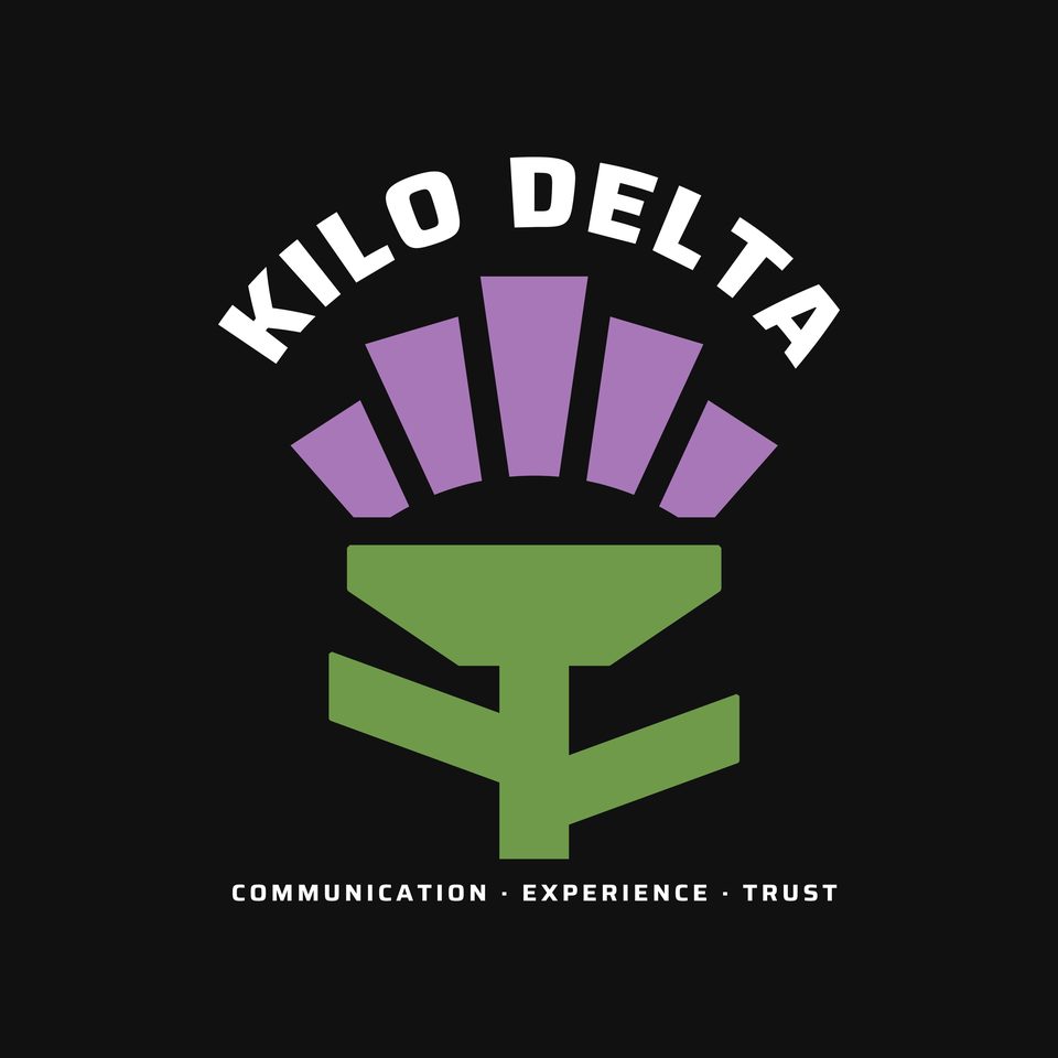 KILO DELTA · Forged Symbol Sticker: product visualisation
