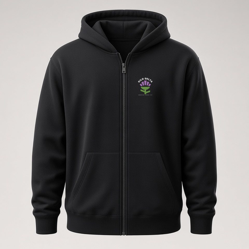 KILO DELTA · Load-In Zip Hoodie · Tactical: product visualisation